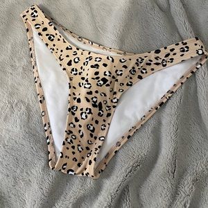 high waisted bikini bottom